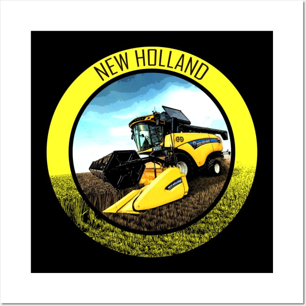 New Holland simple agriculture design Wall Art by WOS